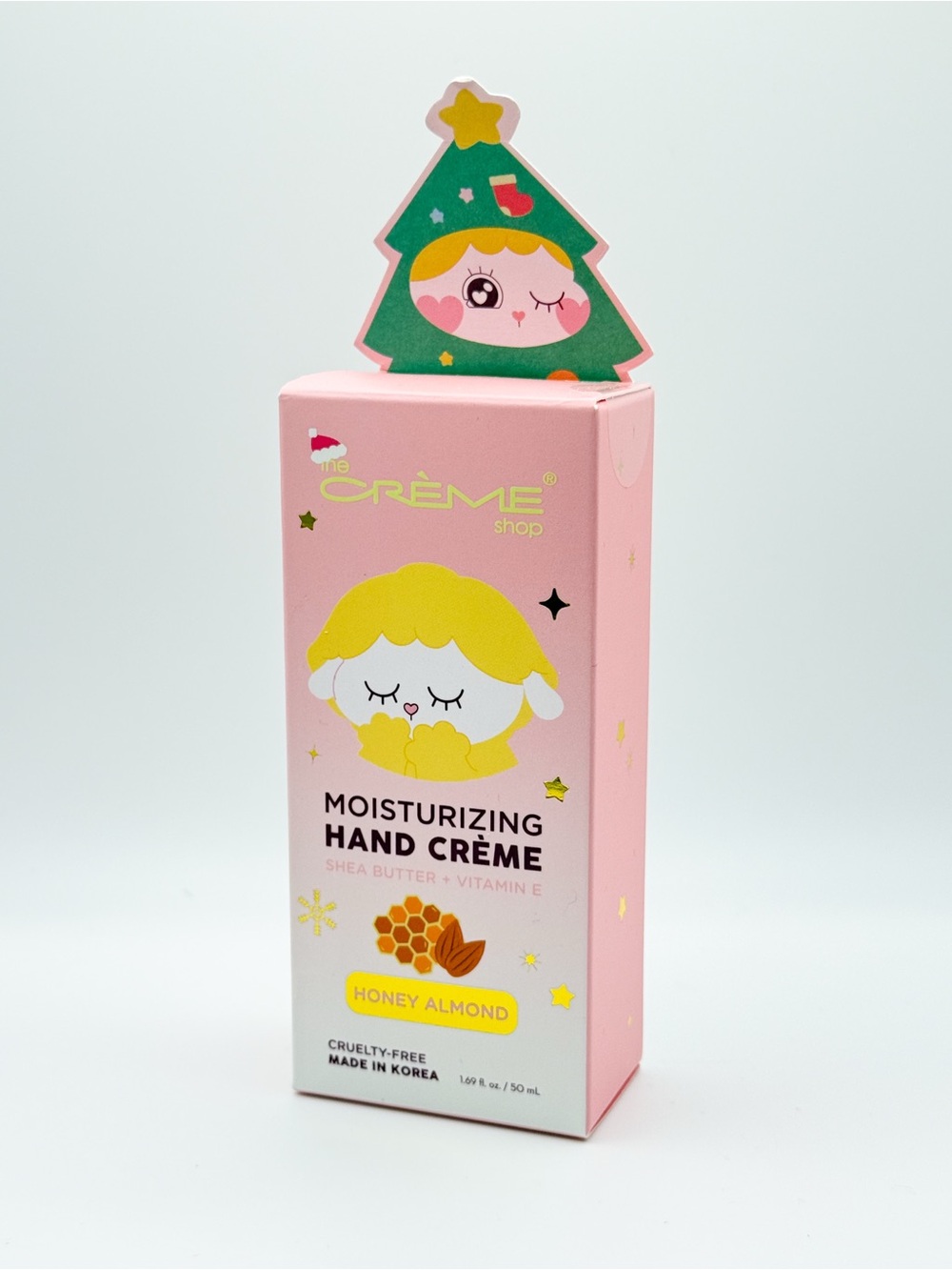 The Crème Shop Honey Almond Hand Cream Christmas Gift NEW